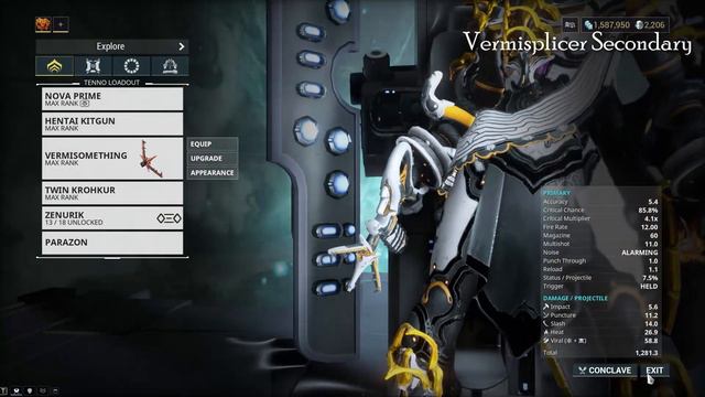 Vermisplicer Kitgun Preview - Warframe смотреть онлайн