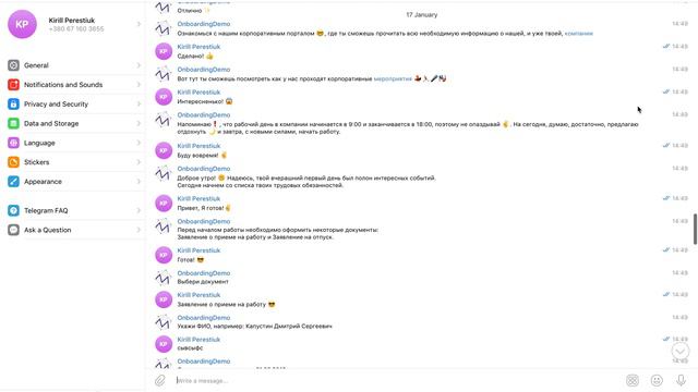 Чат бот для адаптации персонала смотреть онлайн