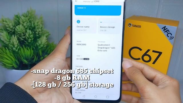 Realme C67 Unboxing & Specifications