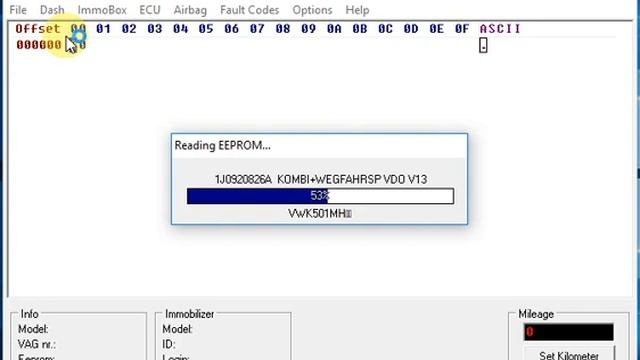 Read Damp with VAG EEPROM Programmer смотреть онлайн