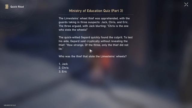 Honkai: Star Rail Ministry of Education Quiz (Part 2) and (Part 3) смотреть онлайн