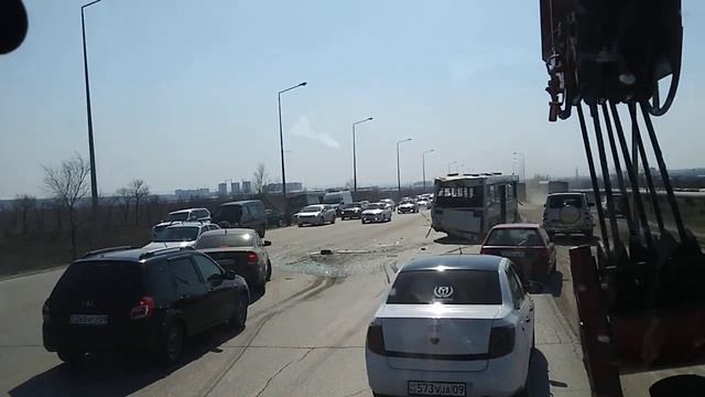 10.04.19 Караганда ДТП автобусы дорога майкудук-город смотреть онлайн