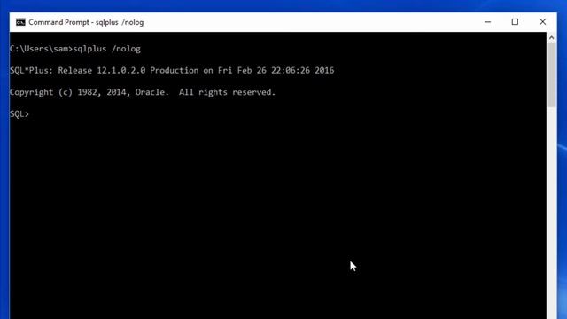 Oracle SQL - Connecting as a SYSDBA - Lesson 09 смотреть онлайн