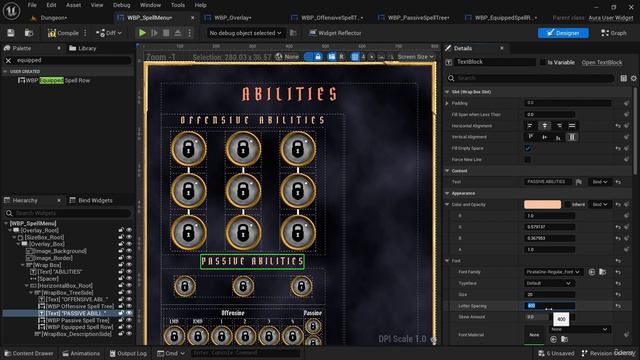 24-06. Spell Menu Widget смотреть онлайн