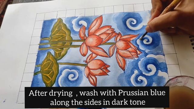 mural painting class 2 (lotus) смотреть онлайн