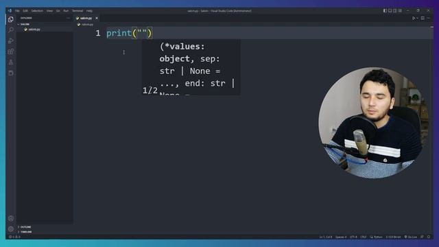 Pythonda ilk kod yozish #python print('Salom dunyo!') смотреть онлайн