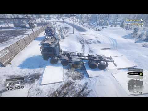 SnowRunner АМУР МОСТ НА ОСТРОВ И МОСТ К ПОСЁЛКУ смотреть онлайн