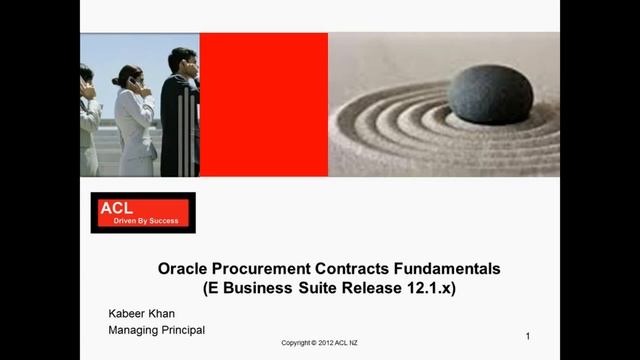 Oracle Procurement Contracts Fundamentals Training - Lesson 1 - Introduction смотреть онлайн
