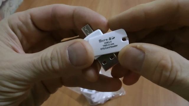 Распаковка посылки № 28 - OTG card reader для смартфона с AliExpress смотреть онлайн
