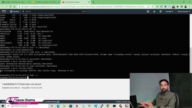 AWS Tutorials - 27 - How to Resize ROOT EBS Volume смотреть онлайн