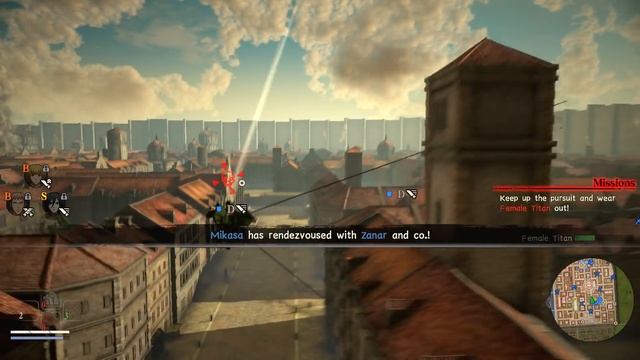 ATTACK ON TITAN 2 - Female Titan Full Boss Fight & EREN TITAN RAGE (Season 1 Ending) PS4 Pro смотреть онлайн