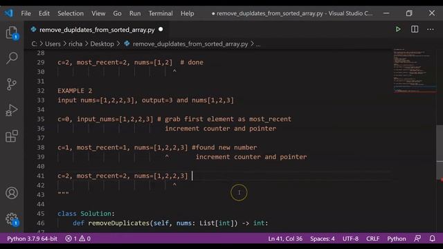 LeetCode #26 Remove Duplicates From Sorted Array смотреть онлайн
