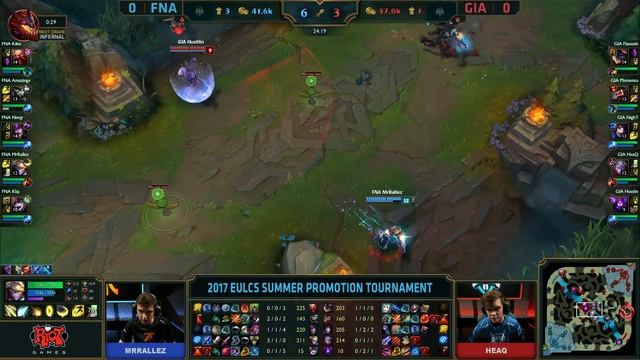 Fnatic Academy vs Giants | Game 1 Promotion / Relegation S7 EU LCS Summer 2017 | FNA vs GIA G1 1080 смотреть онлайн