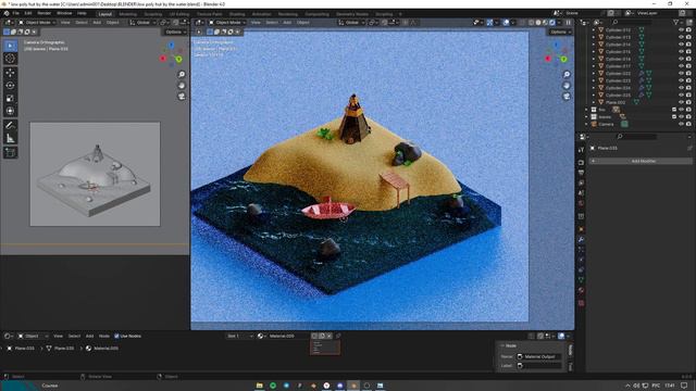 Переделал свою первую работу в Blender 3d😊 смотреть онлайн