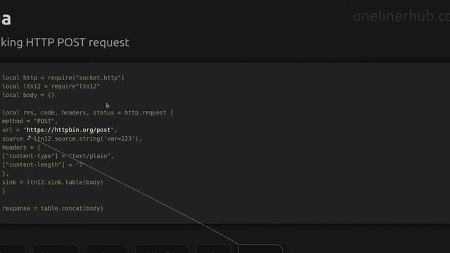 Making HTTP POST request #lua смотреть онлайн