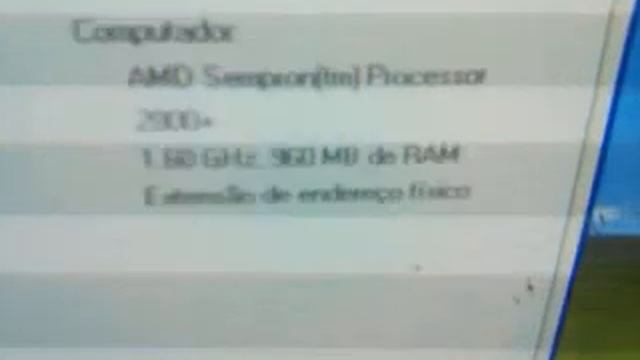 Vendo CPU completa AMD Seprom 2800 + 1.6Ghz 80GB hd смотреть онлайн