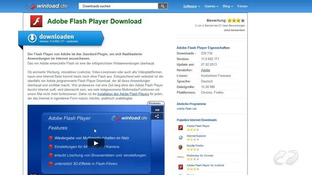 Adobe Flash Player - Die Hardwarebeschleunigung | Winload.de смотреть онлайн