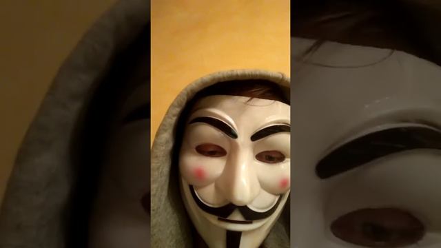Маска Гая Фокса / Вендетты / Анонимуса - Примерка смотреть онлайн