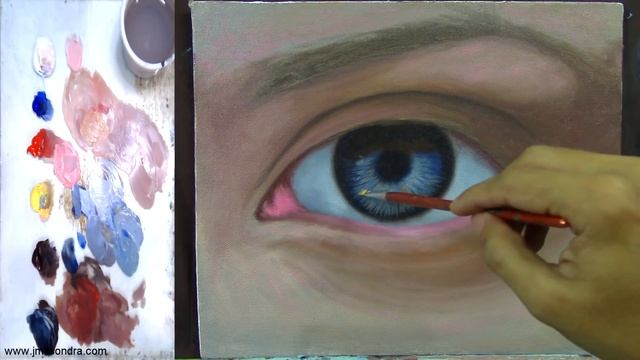 How to Paint a Realistic Eye in Acrylic by JM Lisondra смотреть онлайн