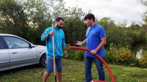 Гофра для прокладки кабеля под землей