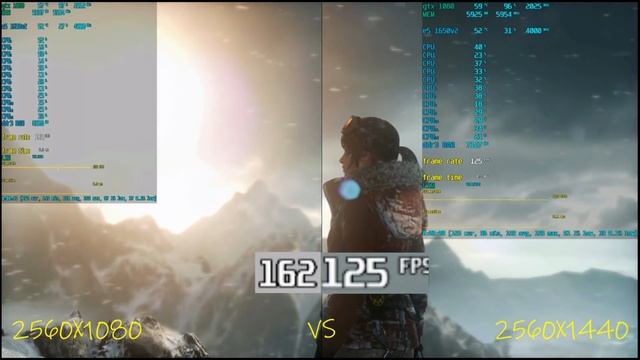 Тест связки gtx 1080 + e5 1650v2 в 2560х1080 vs 2560x1440 in games смотреть онлайн