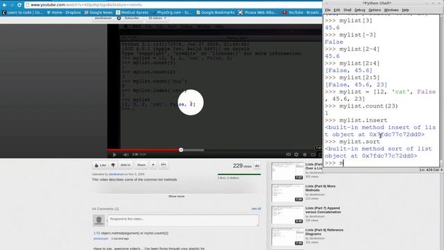 python IDLE: tab to show available methods смотреть онлайн