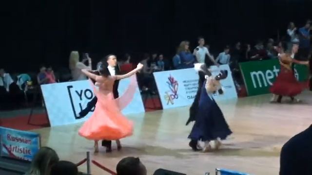 Кубок ЦСКА "Вальс Победы" Квикстеп WDSF Open Youth 1 16 Жихарев Артем и Дьячковская Валерия смотреть онлайн