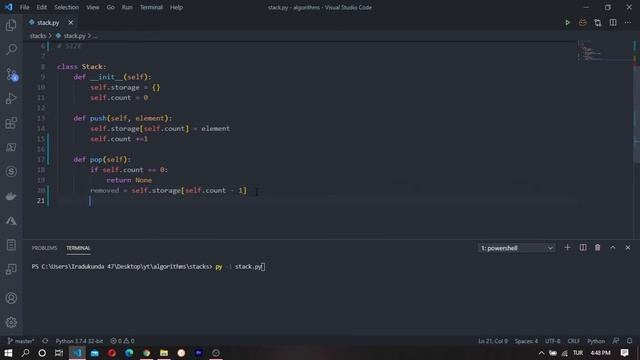 Stack Data Structure in Python | Part 1 смотреть онлайн