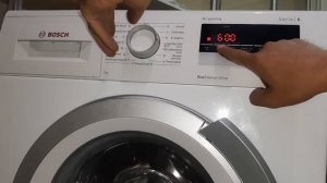 Сброс ошибок, сервисный тест стиральной машины Bosch Serie 6 3d Washing