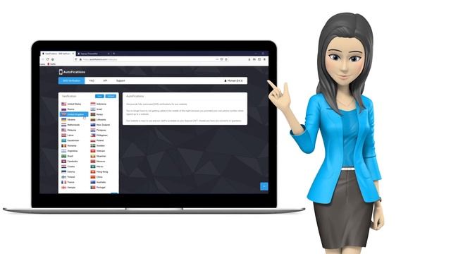 AutoFications.com - Fully automated SMS verification смотреть онлайн
