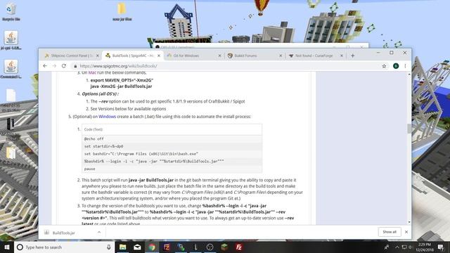Using buildtools to make a Spigot.jar file (Easy) смотреть онлайн