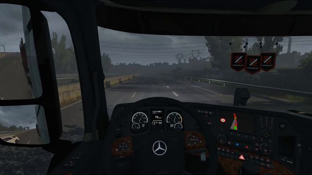 ETS 2 - Vive la France - Mercedes Actros MP4 1863 - Trip: Le Havre - Calais смотреть онлайн