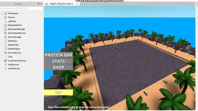 ROBLOX - HOW TO GET WEIGHT LIFTING SIMULATOR UNCOPYLOCKED смотреть онлайн