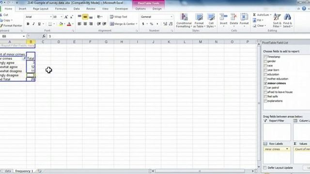 Creating a frequency table in Excel смотреть онлайн