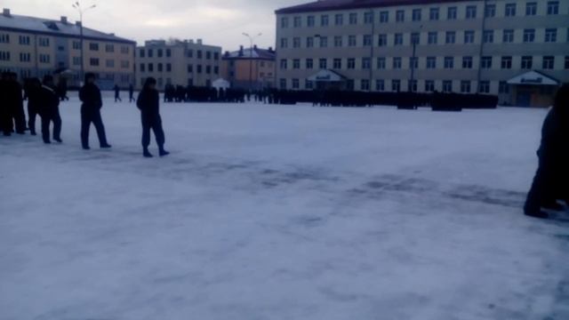 Марш 23 бригады. в/ч 65349. 27.12.2015. смотреть онлайн