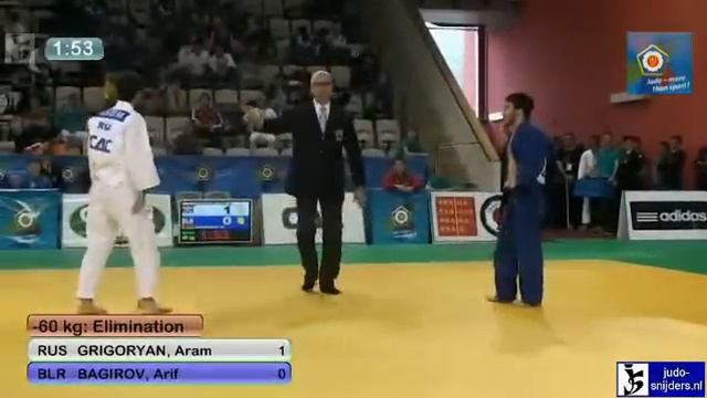 Aram Grigoryan (RUS) - Arif Bagirov (BLR) [-60kg] смотреть онлайн