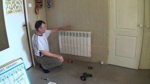 Установка радиатора отопления своими силами. Часть 1
