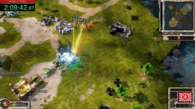 Red Alert 3 Uprising Commander's challenge speedrun. All missions (100%) in 4:17:16 смотреть онлайн