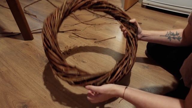 Венок из веток своими руками ?? | Венок из винограда ✨| Декоративный венок? смотреть онлайн