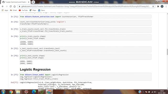Twitter Sentiment Analysis and Prediction Using Tweepy API | NLP| Machine Learning Project смотреть онлайн
