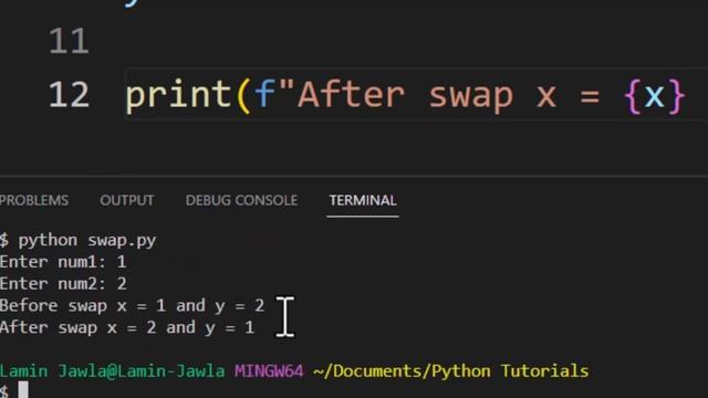 3 simple ways to swap numbers in python - in 2 minutes смотреть онлайн