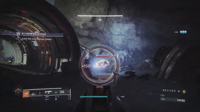 Easy 1560 Solo "K1 Crew Quarters" Legend Lost Sector Guide In 3 Minutes (S17 - Hunter) | Destiny 2 смотреть онлайн