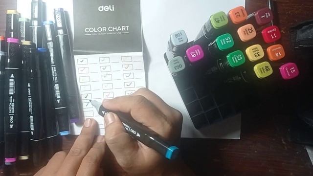 DELI SKETCH MARKER [ Unboxing ] смотреть онлайн