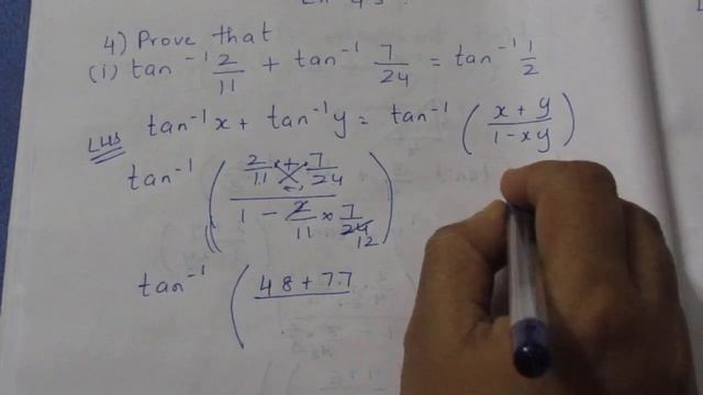TN CLASS 12 MATHS INVERSE TRIGONOMETRIC FUNCTIONS EX 4.5 SUM 4(I) смотреть онлайн