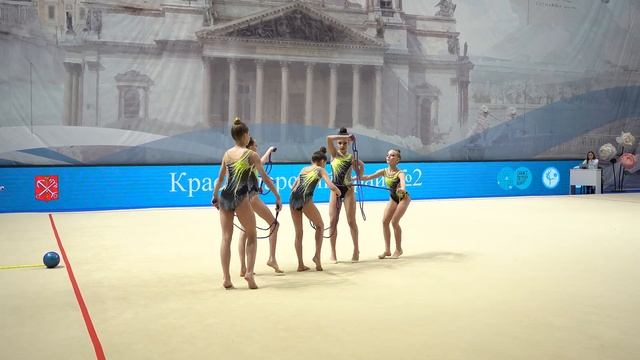 Дендорф Алина. Всероссийские соревнования "Жемчужины Санкт Петербурга" групповое 2011 ?скакалка? смотреть онлайн
