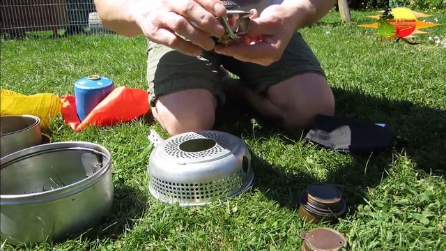 Trangia Kochgeschirr 25 UL betrieben mit Spiritus und Gas - Trangia cookware with alcohol and gas смотреть онлайн