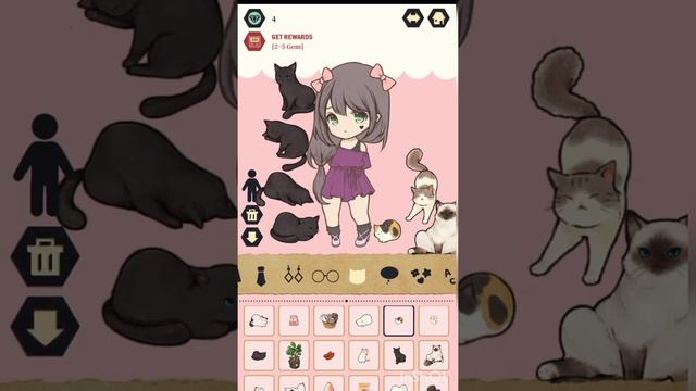 Relaxing cat game - My Dress Up Diary смотреть онлайн