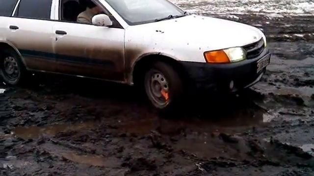 Езда с одним браслетом Гризли (Grizli) на каждом ведушем колесе смотреть онлайн