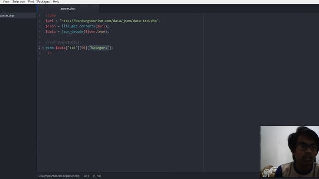Parsing Json File menggunakan PHP смотреть онлайн