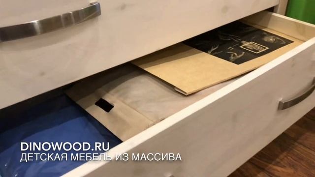 Мебель для хранения игрушек | Комод детский 4 х секционный Комод Каспер из массива сосны смотреть онлайн